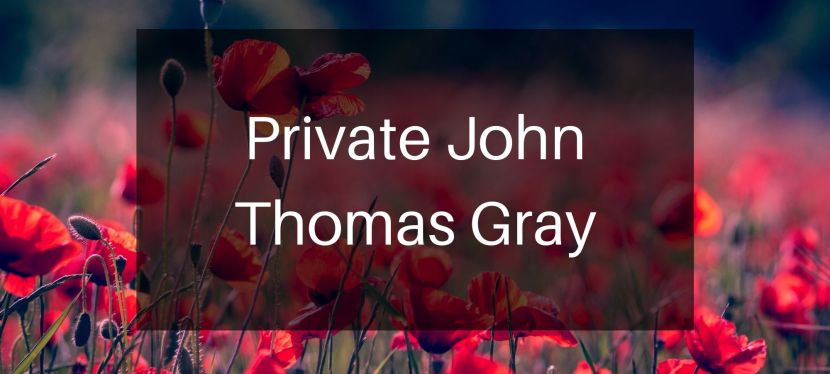 Private John Thomas&nbsp;Grey